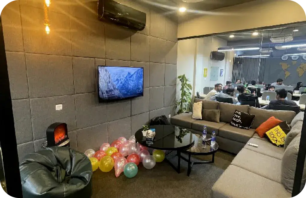 Team meeting room for architecture reviews