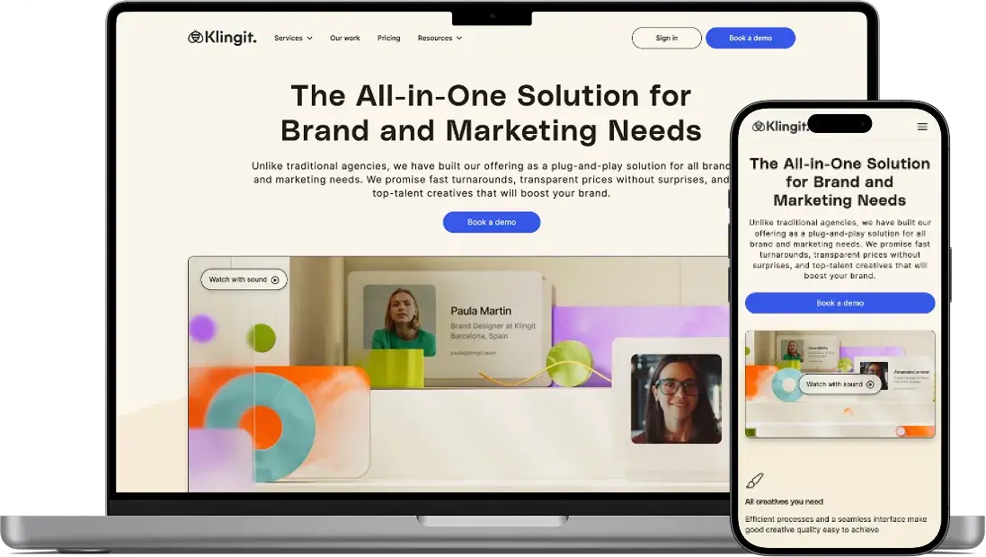 Klingit product mockup