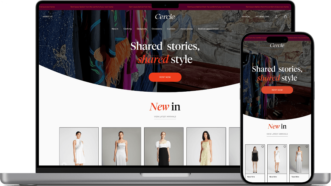 Cercle fashion rental platform